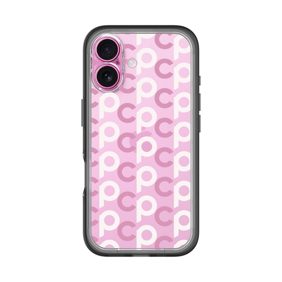 Slim Protection Premium Case［ Original - CASEPLAY Initial All-over Pattern - Pink ］