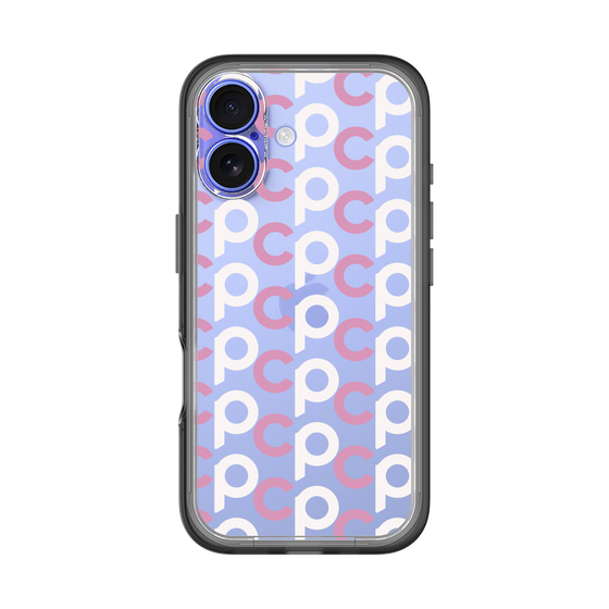 Slim Protection Premium Case［ Original - CASEPLAY Initial All-over Pattern - Pink ］