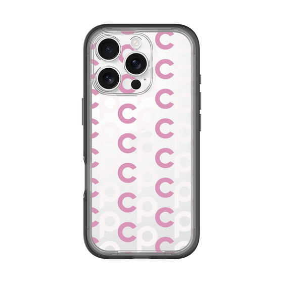 Slim Protection Premium Case［ Original - CASEPLAY Initial All-over Pattern - Pink ］