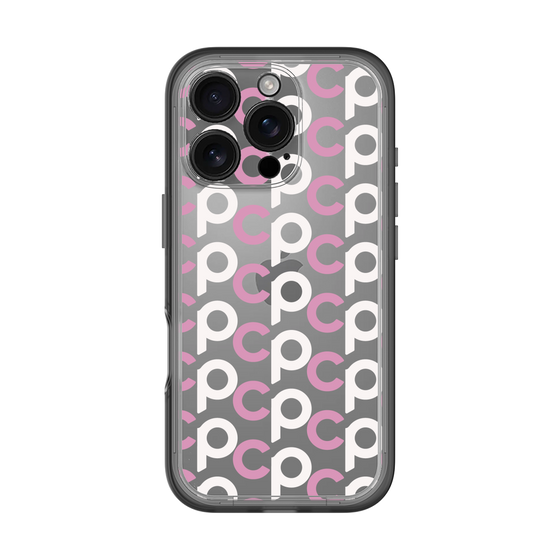Slim Protection Premium Case［ Original - CASEPLAY Initial All-over Pattern - Pink ］