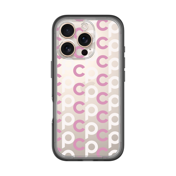 Slim Protection Premium Case［ Original - CASEPLAY Initial All-over Pattern - Pink ］