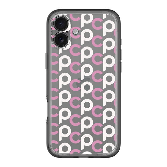 Slim Protection Premium Case［ Original - CASEPLAY Initial All-over Pattern - Pink ］
