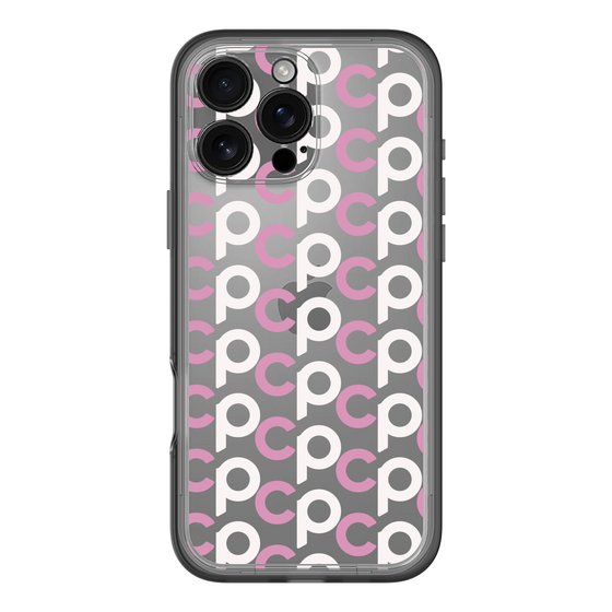 Slim Protection Premium Case［ Original - CASEPLAY Initial All-over Pattern - Pink ］