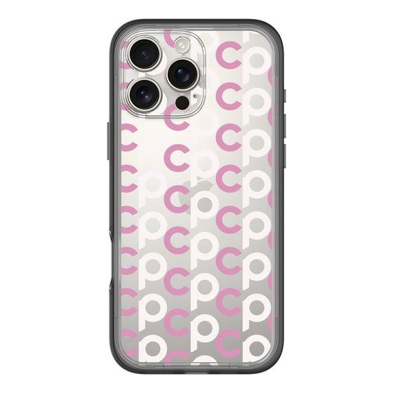 Slim Protection Premium Case［ Original - CASEPLAY Initial All-over Pattern - Pink ］