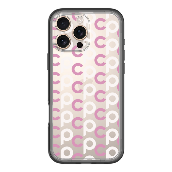 Slim Protection Premium Case［ Original - CASEPLAY Initial All-over Pattern - Pink ］