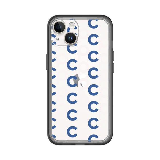 Slim Protection Premium Case［ Original - CASEPLAY Initial All-over Pattern - Navy ］