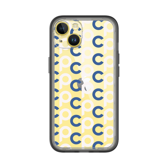 Slim Protection Premium Case［ Original - CASEPLAY Initial All-over Pattern - Navy ］