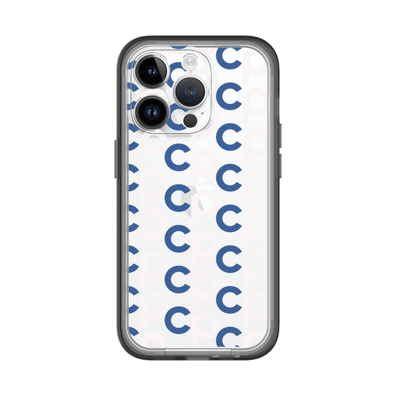 Slim Protection Premium Case［ Original - CASEPLAY Initial All-over Pattern - Navy ］