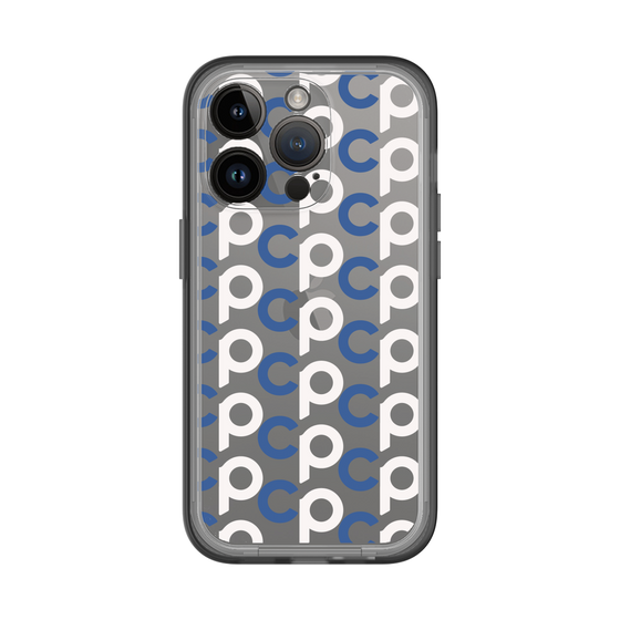 Slim Protection Premium Case［ Original - CASEPLAY Initial All-over Pattern - Navy ］