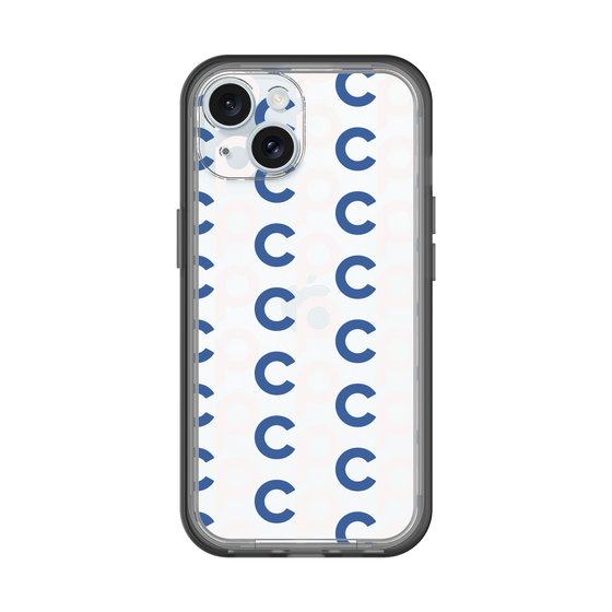 Slim Protection Premium Case［ Original - CASEPLAY Initial All-over Pattern - Navy ］