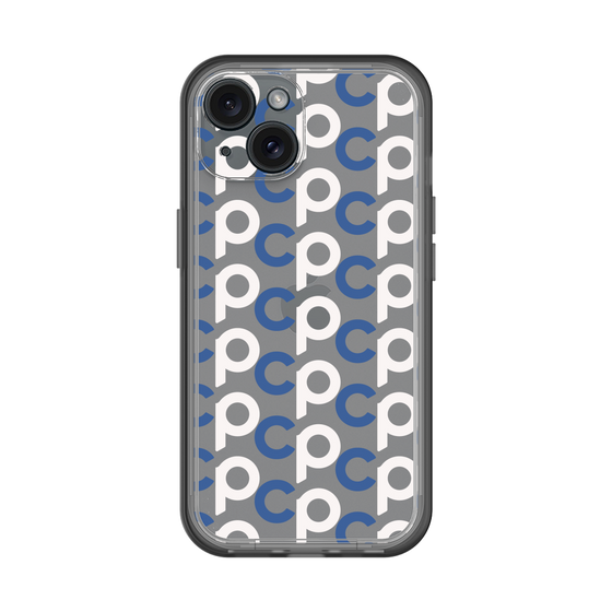 Slim Protection Premium Case［ Original - CASEPLAY Initial All-over Pattern - Navy ］