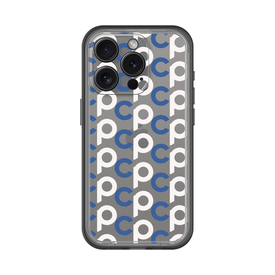 Slim Protection Premium Case［ Original - CASEPLAY Initial All-over Pattern - Navy ］