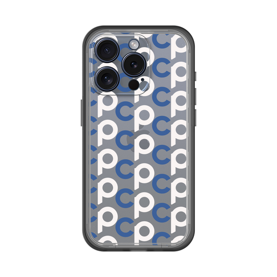 Slim Protection Premium Case［ Original - CASEPLAY Initial All-over Pattern - Navy ］
