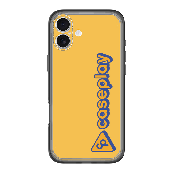 Slim Protection Premium Case［ Original - CASEPLAY Logotype - Orange ］