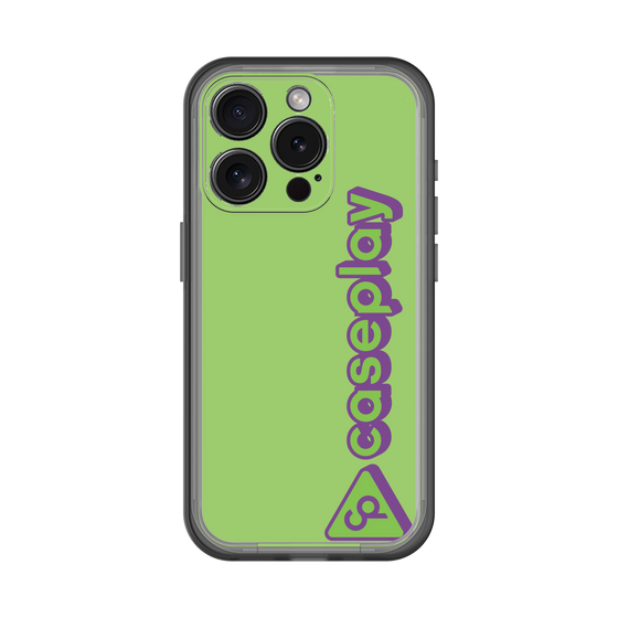 Slim Protection Premium Case［ Original - CASEPLAY Logotype - Green ］
