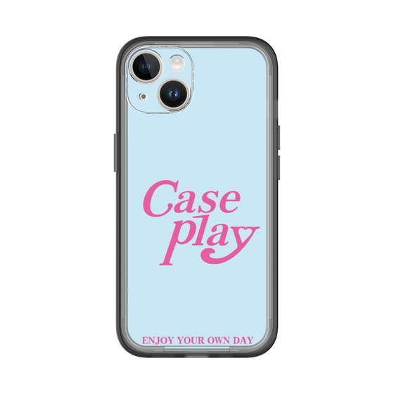Slim Protection Premium Case［ Original - ENJOY YOUR OWN DAY - Light Blue ］