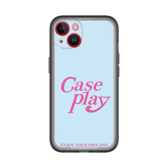 Slim Protection Premium Case［ Original - ENJOY YOUR OWN DAY - Light Blue ］