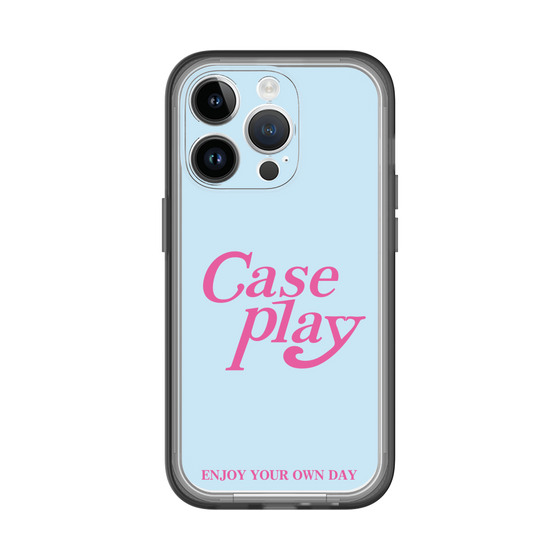 Slim Protection Premium Case［ Original - ENJOY YOUR OWN DAY - Light Blue ］