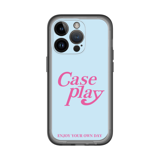 Slim Protection Premium Case［ Original - ENJOY YOUR OWN DAY - Light Blue ］