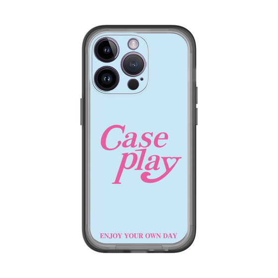 Slim Protection Premium Case［ Original - ENJOY YOUR OWN DAY - Light Blue ］