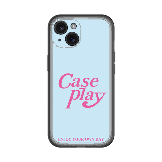 Slim Protection Premium Case［ Original - ENJOY YOUR OWN DAY - Light Blue ］
