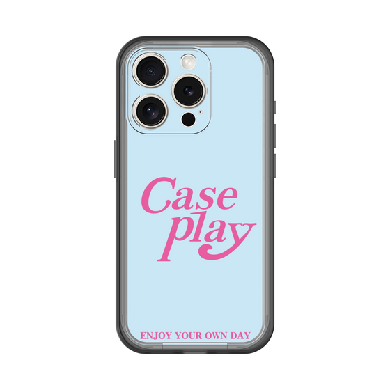 Slim Protection Premium Case［ Original - ENJOY YOUR OWN DAY - Light Blue ］
