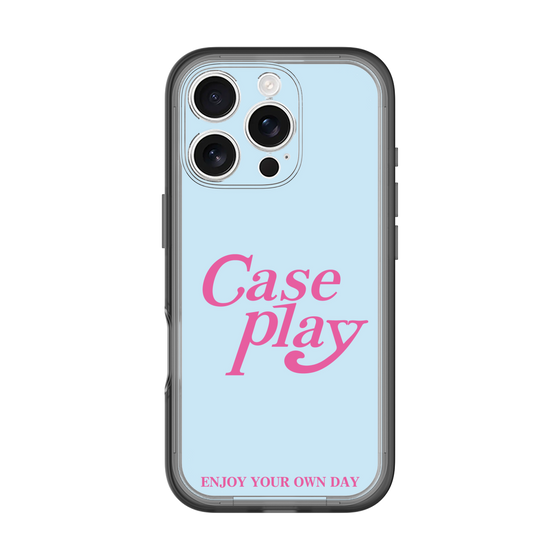 Slim Protection Premium Case［ Original - ENJOY YOUR OWN DAY - Light Blue ］