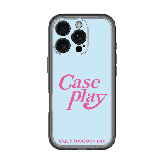 Slim Protection Premium Case［ Original - ENJOY YOUR OWN DAY - Light Blue ］