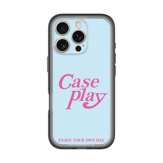 Slim Protection Premium Case［ Original - ENJOY YOUR OWN DAY - Light Blue ］