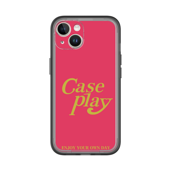 Slim Protection Premium Case［ Original - ENJOY YOUR OWN DAY - Red ］