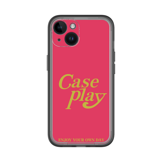 Slim Protection Premium Case［ Original - ENJOY YOUR OWN DAY - Red ］