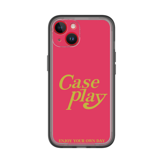 Slim Protection Premium Case［ Original - ENJOY YOUR OWN DAY - Red ］