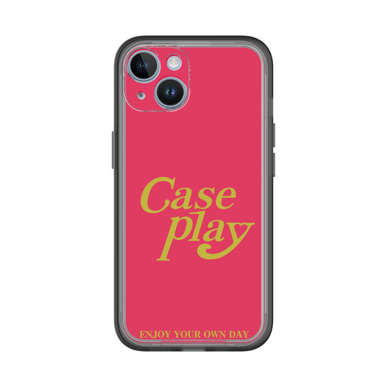 Slim Protection Premium Case［ Original - ENJOY YOUR OWN DAY - Red ］