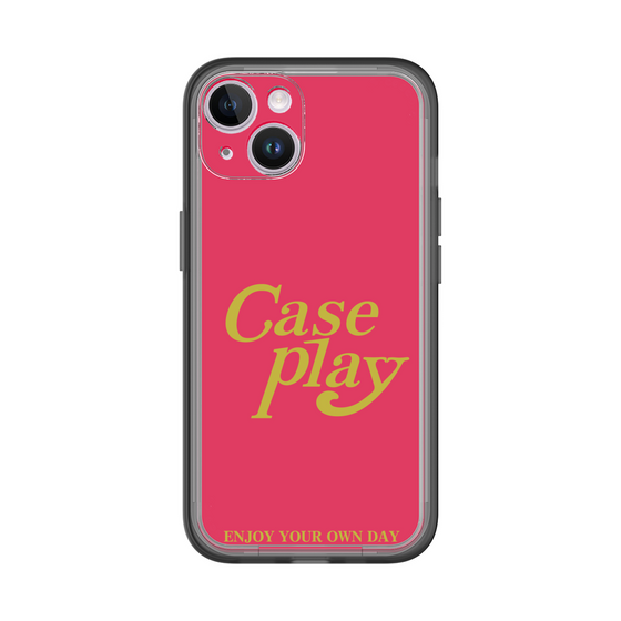 Slim Protection Premium Case［ Original - ENJOY YOUR OWN DAY - Red ］