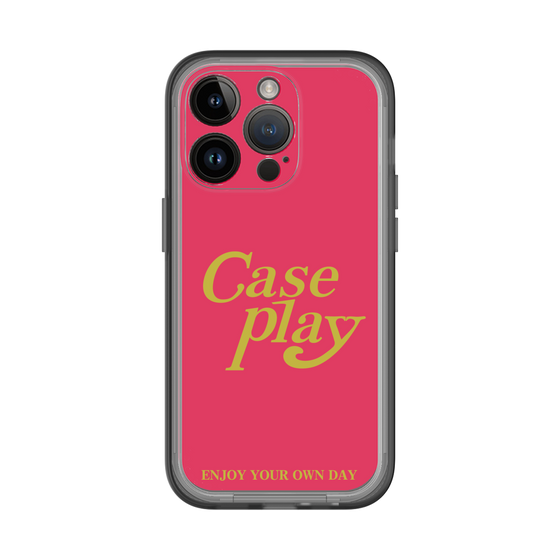 Slim Protection Premium Case［ Original - ENJOY YOUR OWN DAY - Red ］
