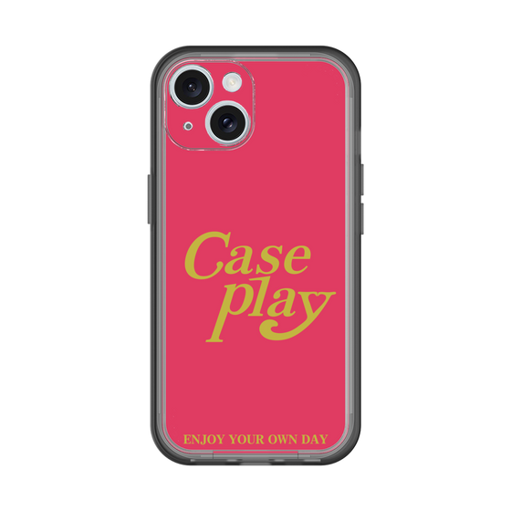 Slim Protection Premium Case［ Original - ENJOY YOUR OWN DAY - Red ］