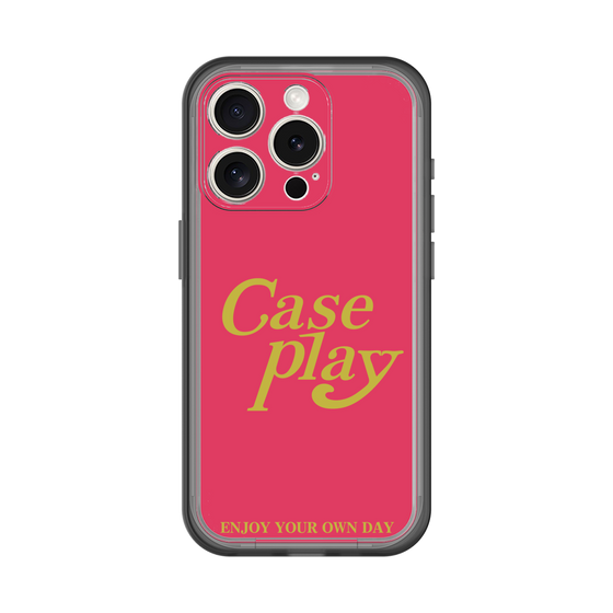 Slim Protection Premium Case［ Original - ENJOY YOUR OWN DAY - Red ］