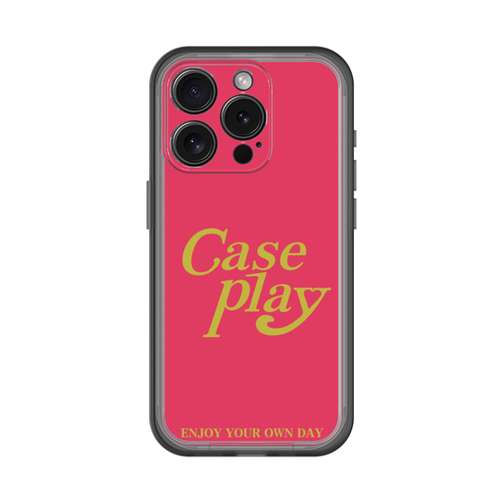Slim Protection Premium Case［ Original - ENJOY YOUR OWN DAY - Red ］