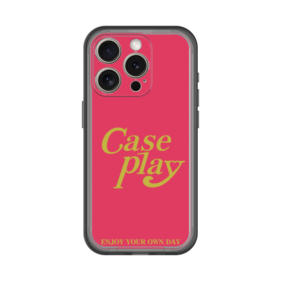 Slim Protection Premium Case［ Original - ENJOY YOUR OWN DAY - Red ］