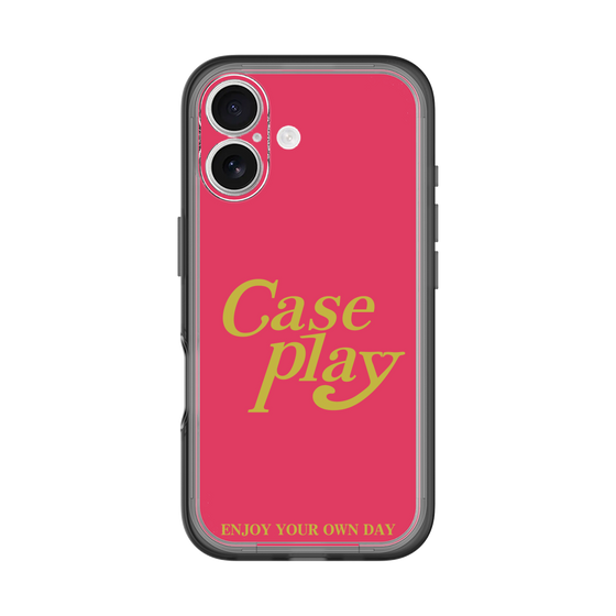 Slim Protection Premium Case［ Original - ENJOY YOUR OWN DAY - Red ］