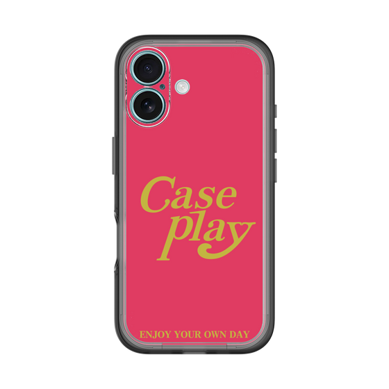 Slim Protection Premium Case［ Original - ENJOY YOUR OWN DAY - Red ］