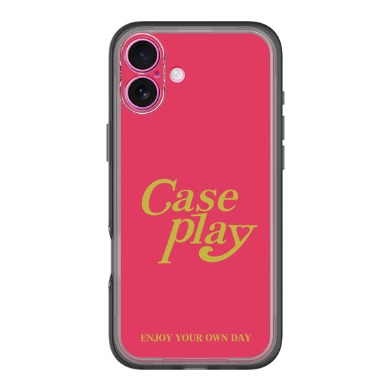 Slim Protection Premium Case［ Original - ENJOY YOUR OWN DAY - Red ］