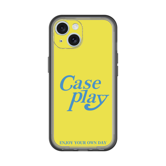 Slim Protection Premium Case［ Original - ENJOY YOUR OWN DAY - Yellow ］