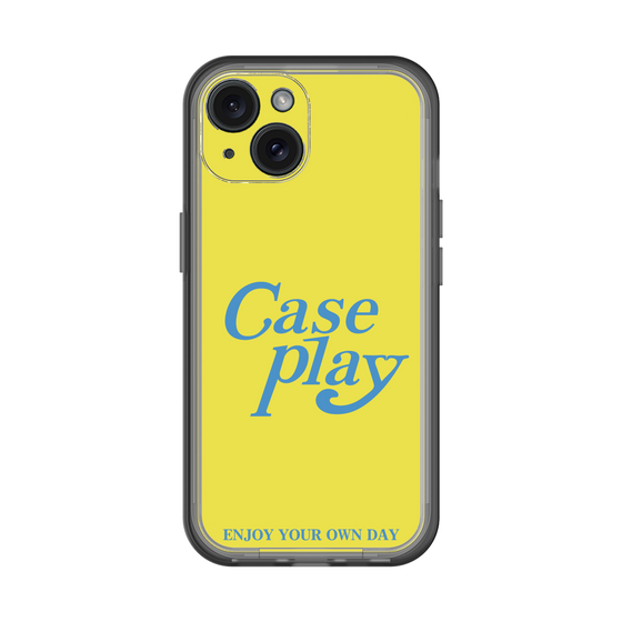 Slim Protection Premium Case［ Original - ENJOY YOUR OWN DAY - Yellow ］