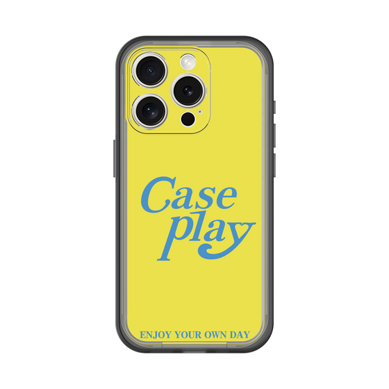 Slim Protection Premium Case［ Original - ENJOY YOUR OWN DAY - Yellow ］