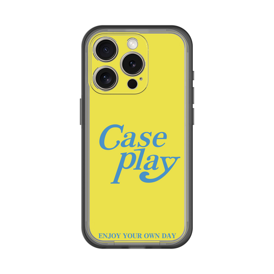 Slim Protection Premium Case［ Original - ENJOY YOUR OWN DAY - Yellow ］
