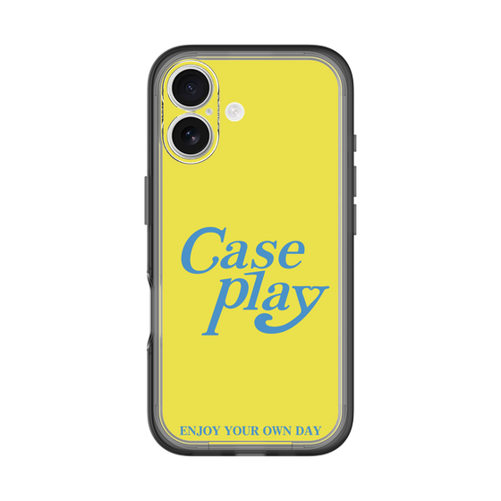 Slim Protection Premium Case［ Original - ENJOY YOUR OWN DAY - Yellow ］