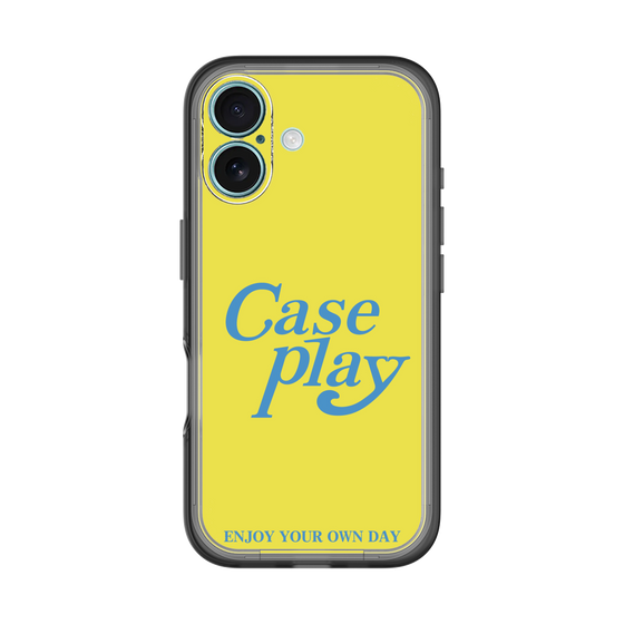 Slim Protection Premium Case［ Original - ENJOY YOUR OWN DAY - Yellow ］