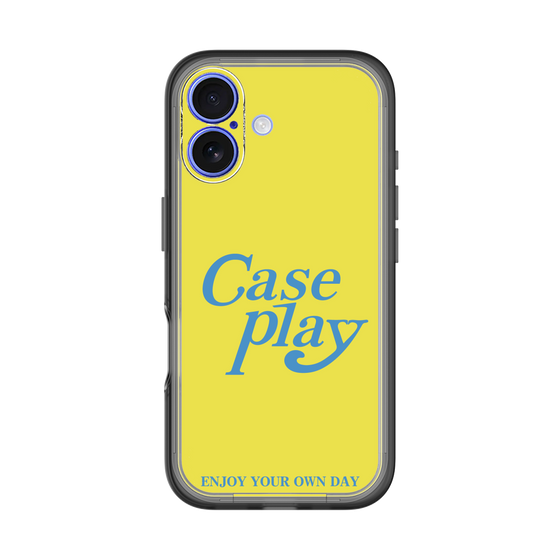 Slim Protection Premium Case［ Original - ENJOY YOUR OWN DAY - Yellow ］