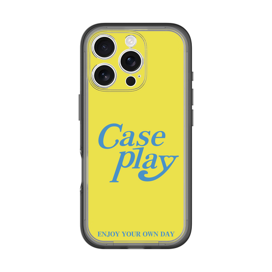 Slim Protection Premium Case［ Original - ENJOY YOUR OWN DAY - Yellow ］